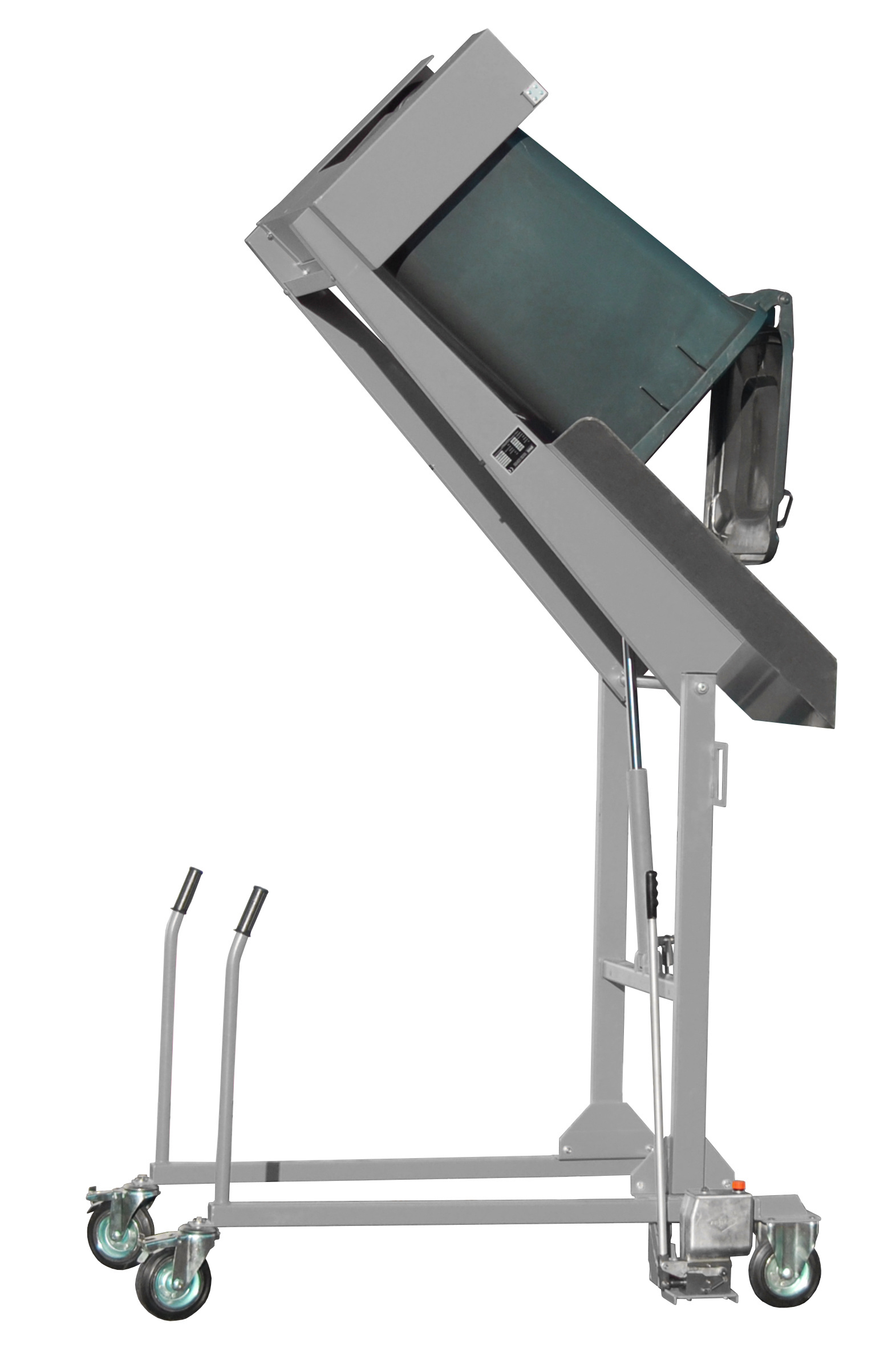 Mülltonnen-Kippstation Typ MKS-H RAL 7005 Mausgrau